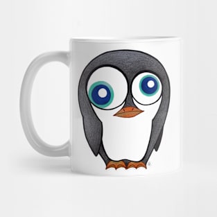 Confused Penguin - A Little Messed Up Bird Mug